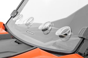 Can-Am Maverick Sport Vented Full Windshield - Rough Country - Scratch Resistant